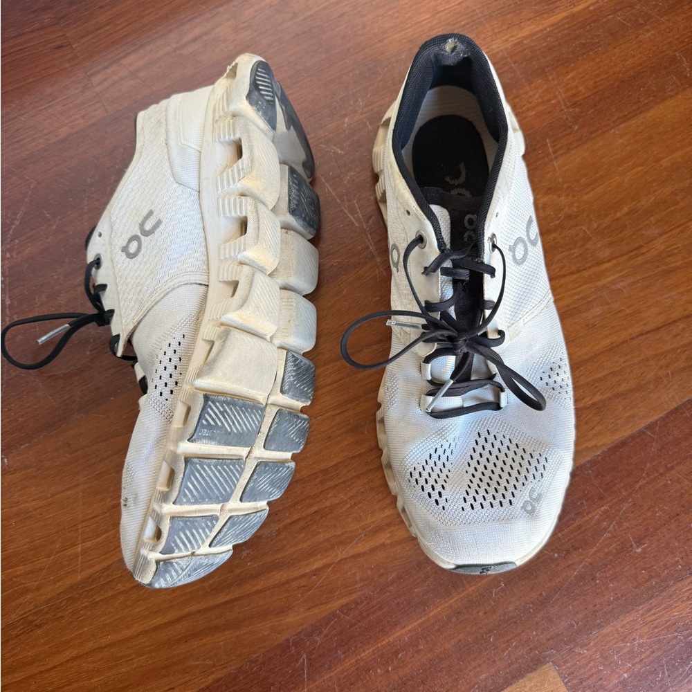 On Running White and Black Athletic Shoes - Picture 5 of 9